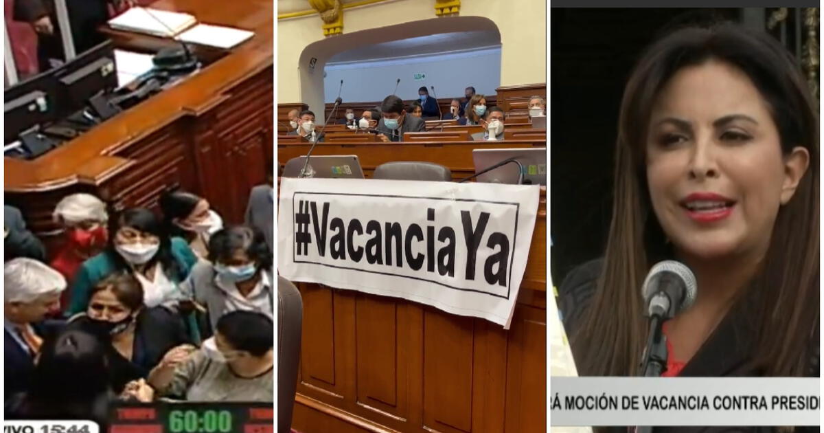 Vacancia Presidencial: Enfrentamientos Y Discusiones Durante El Debate ...