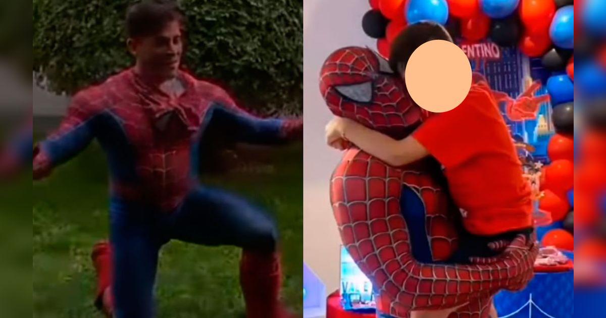 Christian Domínguez se disfraza de Hombre Araña para celebrar el ...