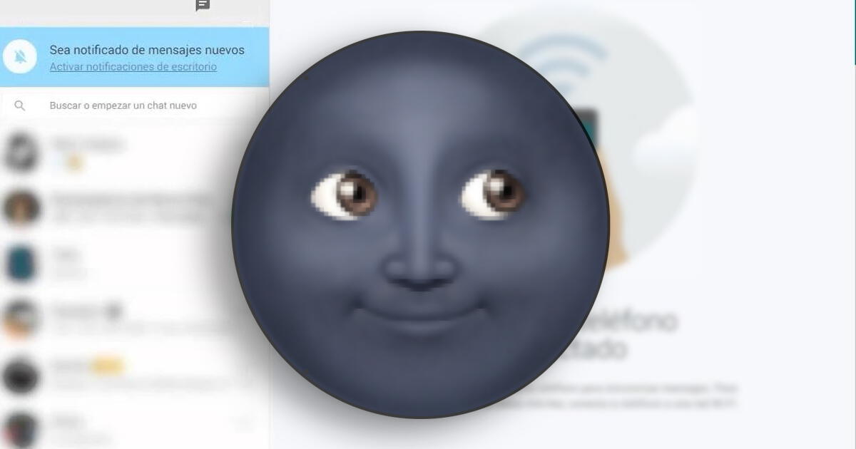 WhatsApp qu significa el emoji de la luna negra wpp