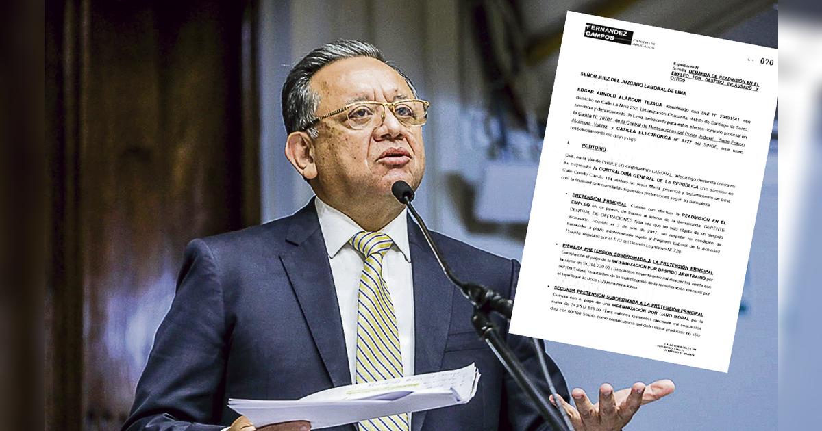 Edgar Alarcón insiste con pedido de millonaria indemnización Congreso