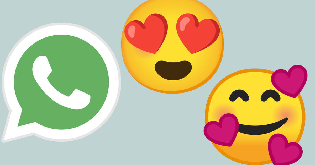 WhatsApp qu significan los emojis de las caritas con corazones