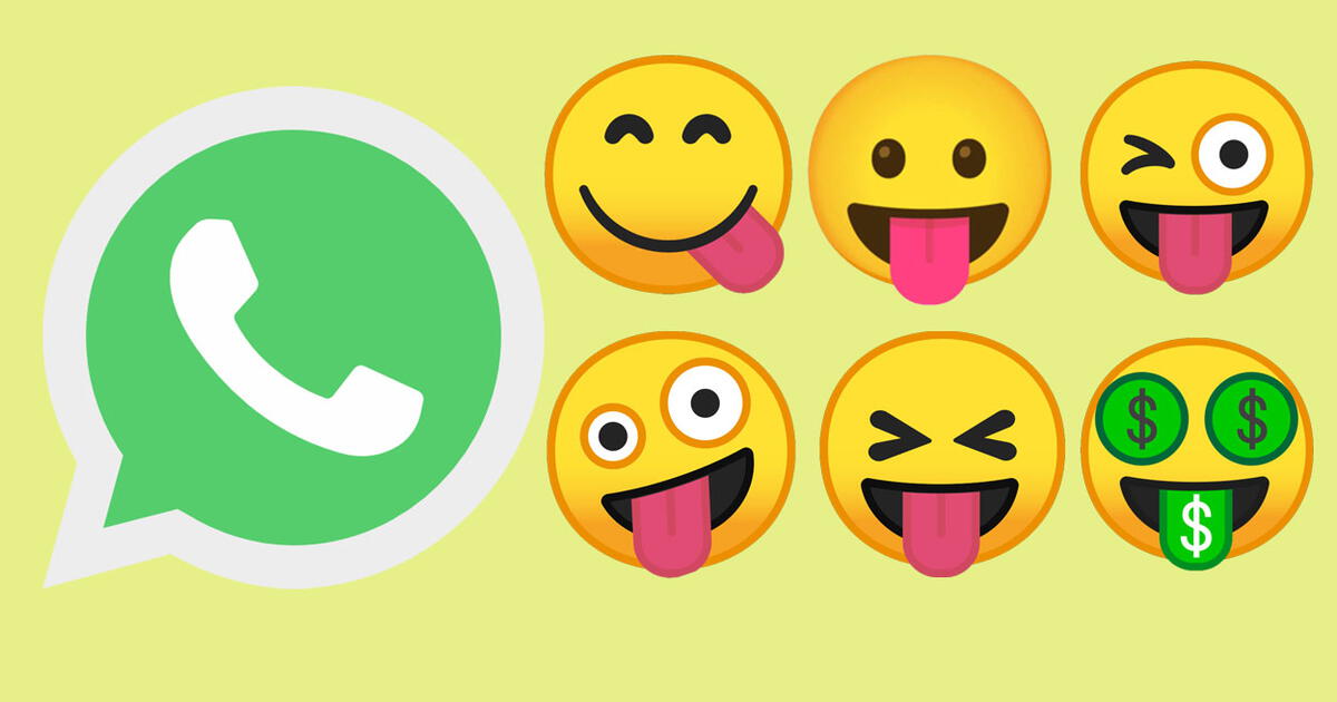 WhatsApp qu significan los 6 emojis de la carita que saca la