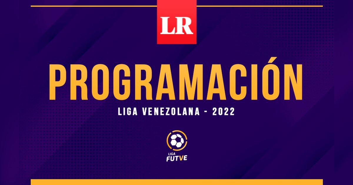 Primera División de Venezuela 2022 tabla de posiciones y programación
