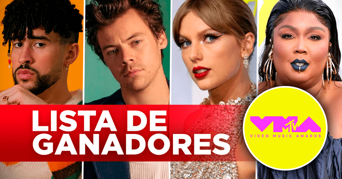 MTV Video Music Awards 2022 lista completa de ganadores de los MTV