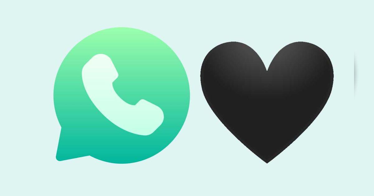 WhatsApp: ¿qué significa el emoji del corazón negro y cuándo debes ...