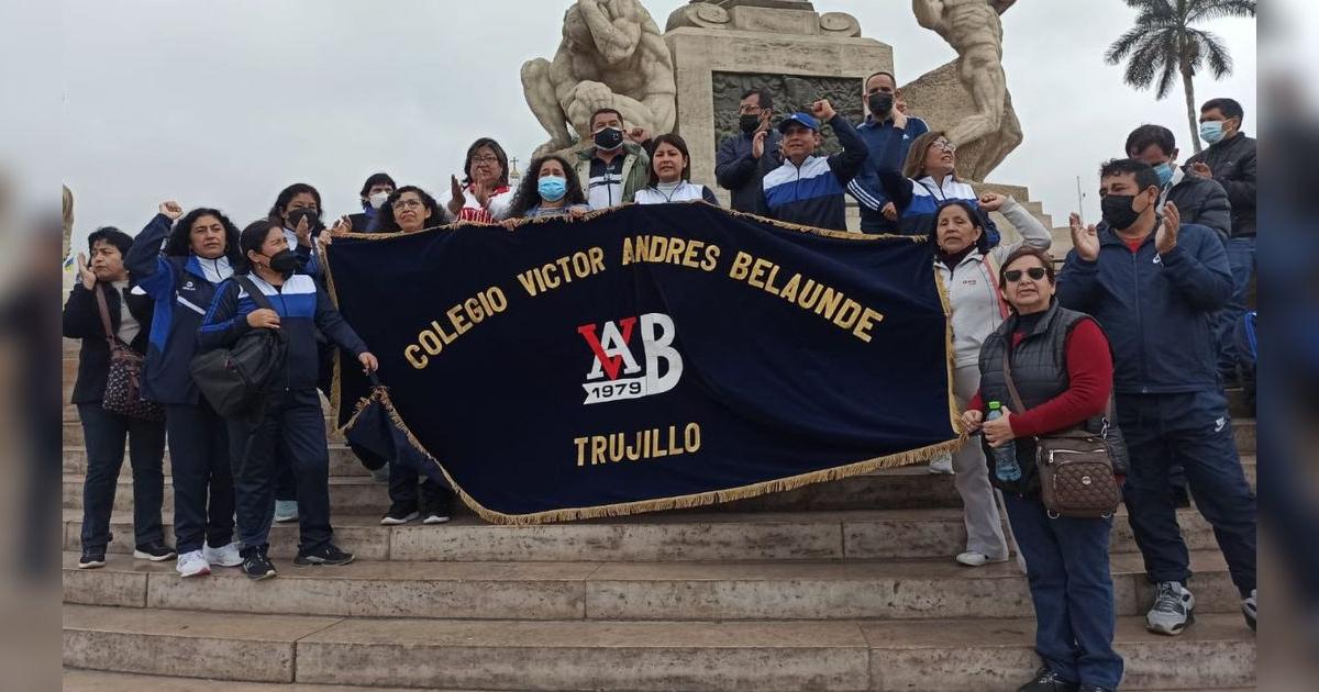 Docentes protestan por obra inconclusa en colegio de Trujillo lrnd ...