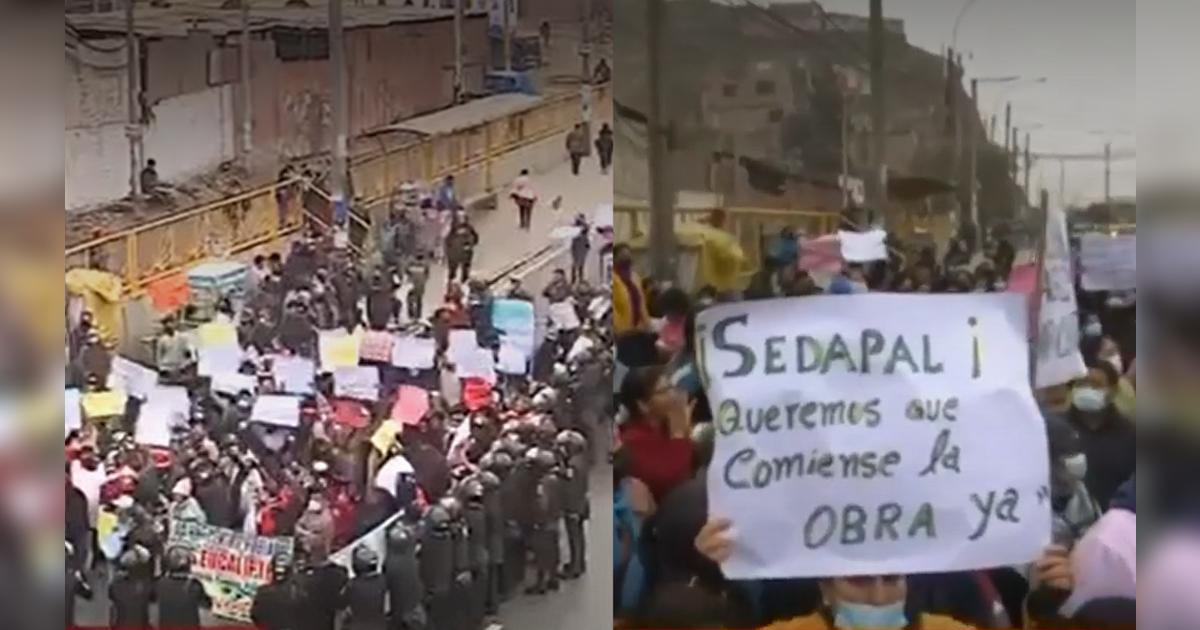 Puente Piedra: vecinos bloquean Panamericana Norte exigiendo obras de ...