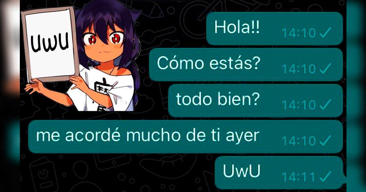 WhatsApp ¿qué significa ‘UwU’ y por qué los otakus lo usan en los