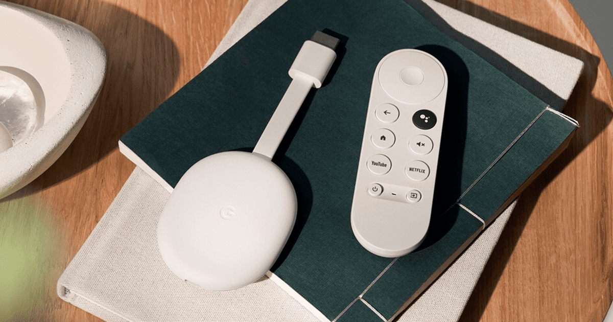 Google Chromecast 4k Última Versión Reproductor Streaming Blanco GOOGLE