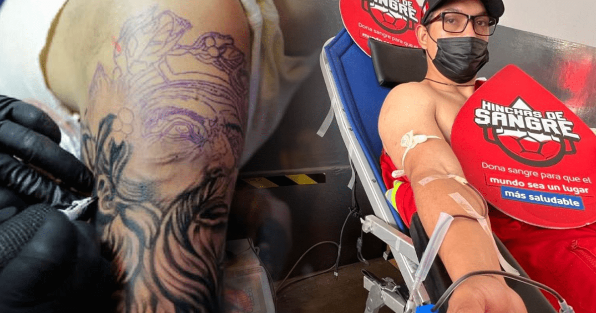 Se puede donar sangre con tatuaje?