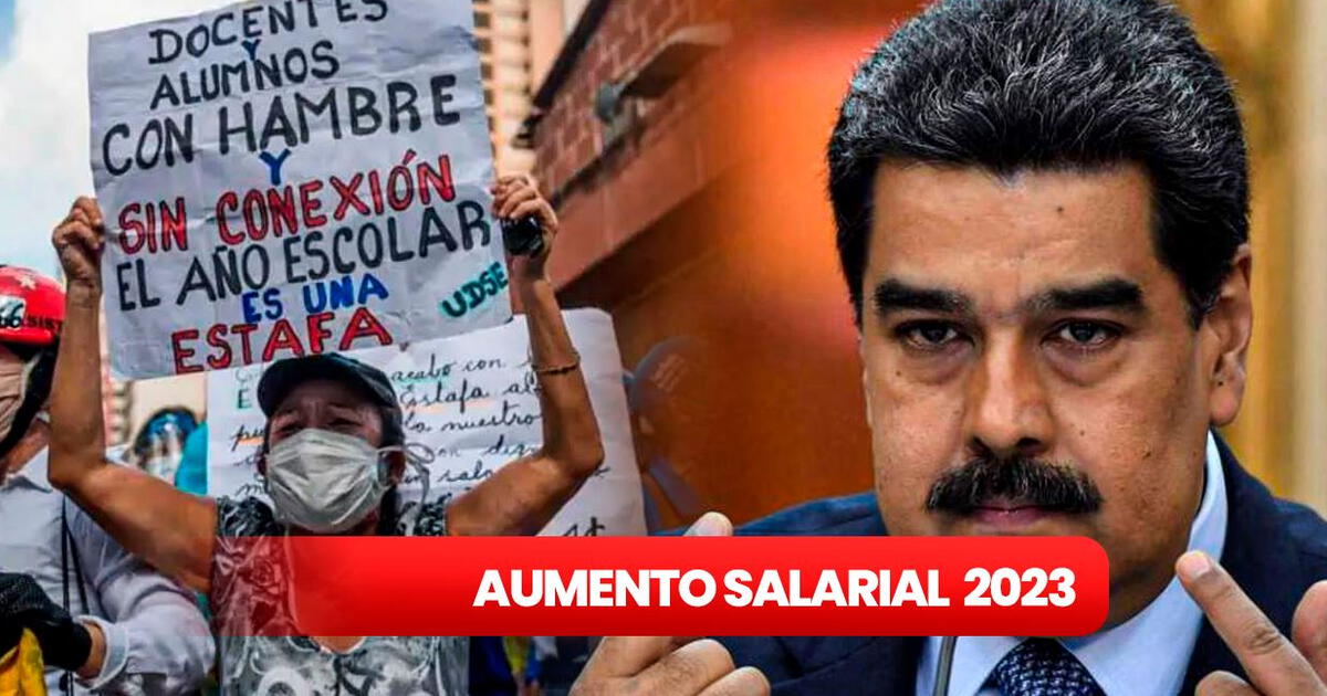 Aumento salarial febrero 2023 ¿qué dijo Nicolás Maduro sobre las