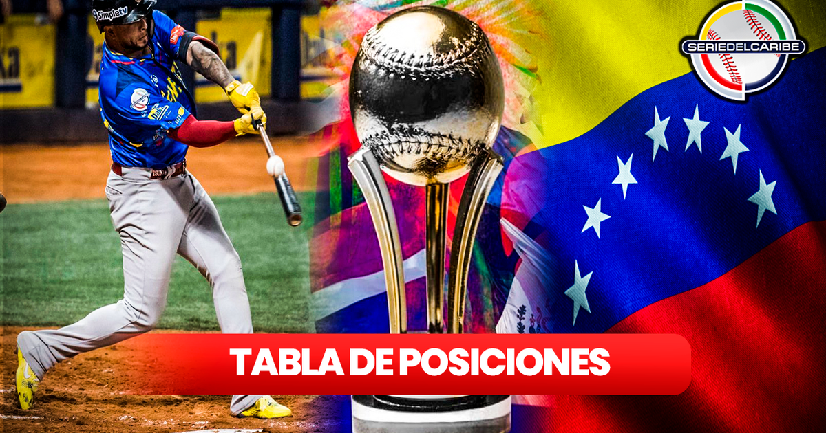 Serie del Caribe tabla de posiciones: ¿cómo va la tabla de posiciones de la Serie  del Caribe 2023 y qué lugar ocupa Venezuela?, Serie del Caribe 2023  posiciones