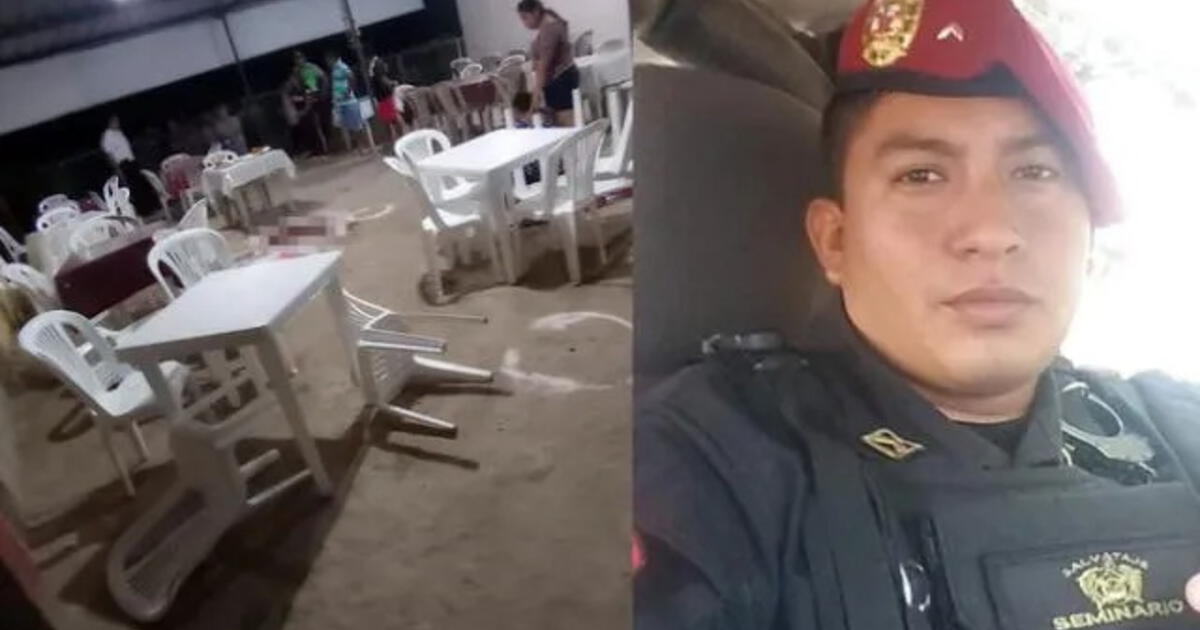 Piura: arma de policía asesinado fue hallada en manos de extranjeros ...