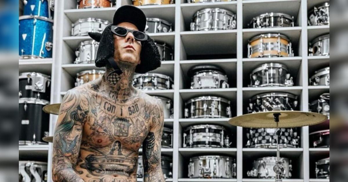 Blink182 Baterista Travis Barker sufre accidente y su presencia en