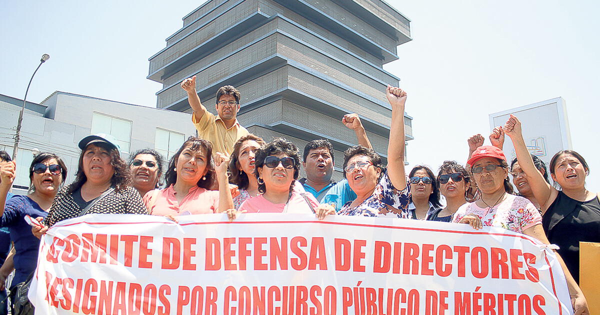 Ley de Reforma Magisterial Amplían permanencia de directores y serán evaluados cada 4 años