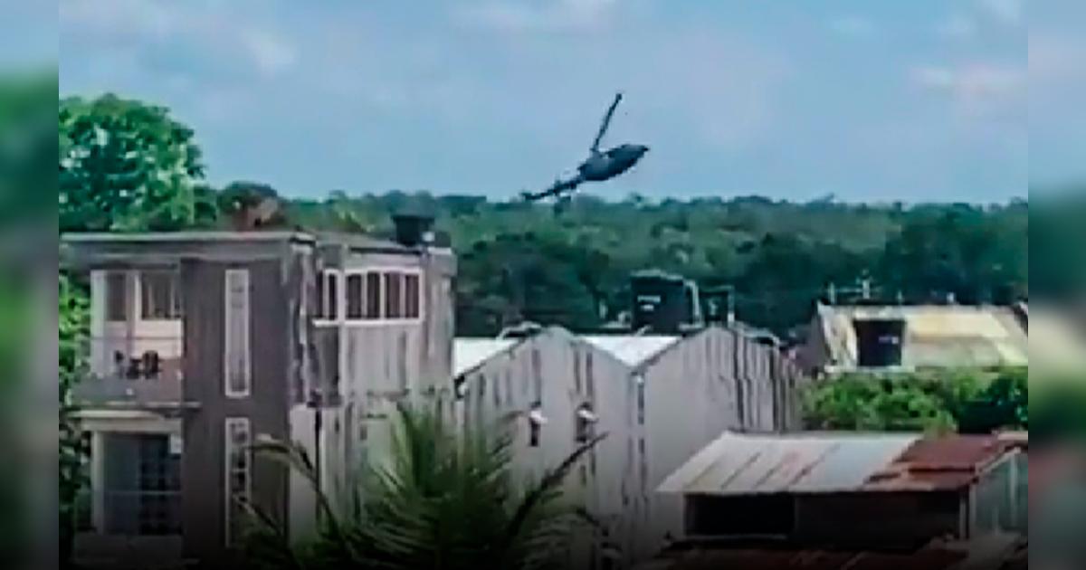 Accidente Helicoptero, Colombia Desastre aéreo cae helicoptero del