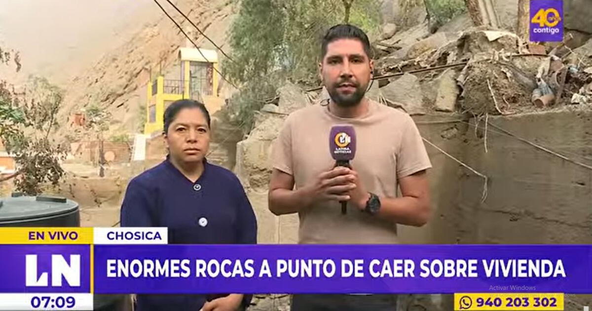 Huaicos En Chosica: Enormes Rocas A Punto De Caer Amenazan Vivienda De ...