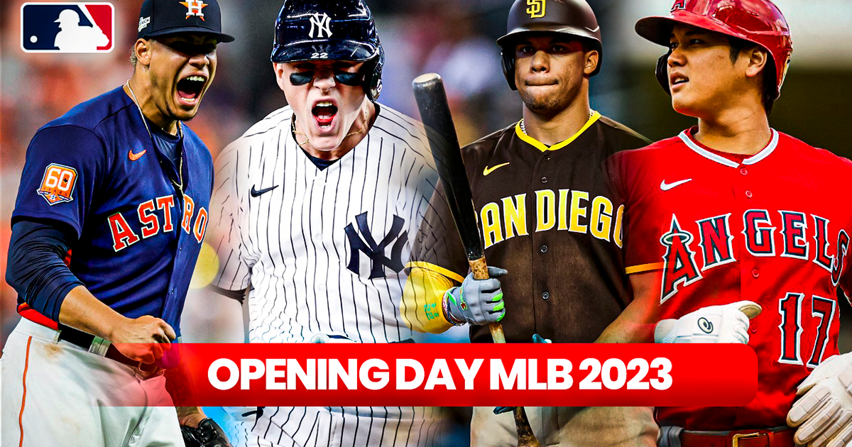 Opening Day MLB 2023 cuándo empieza y cuál es el Calendario de juegos