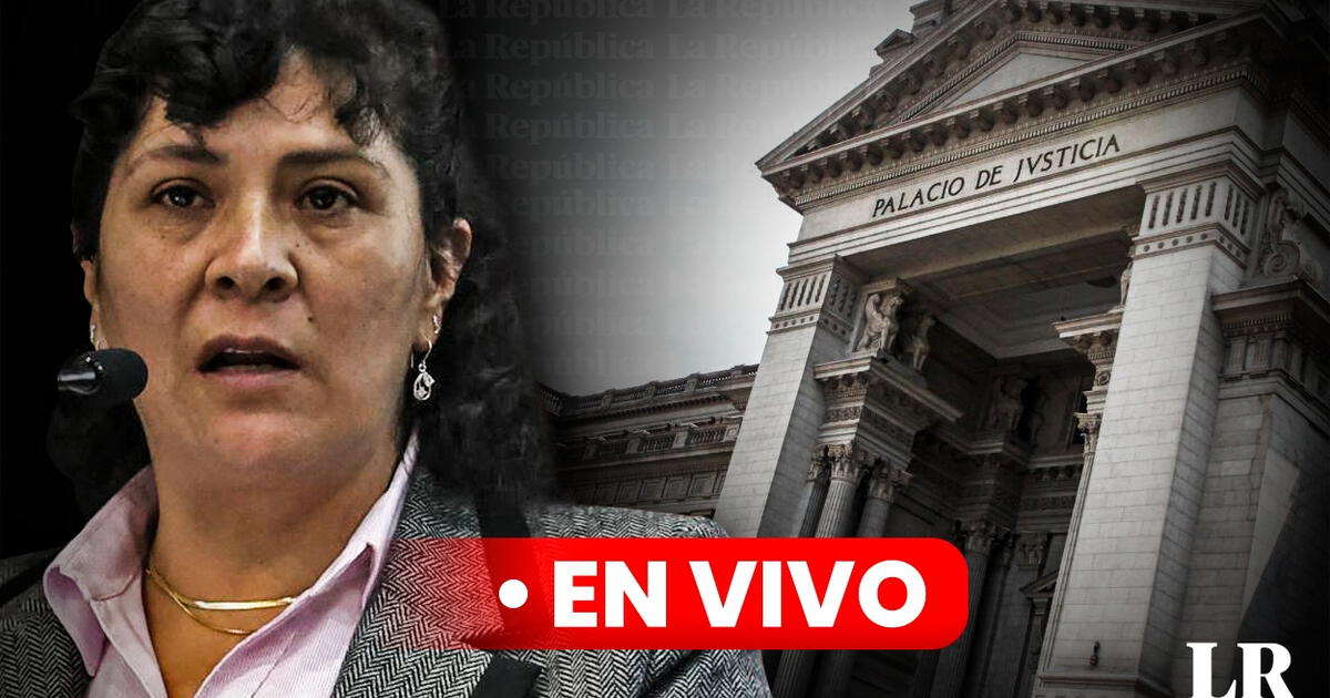 Lilia Paredes Poder Judicial Evalúa Hoy Pedido De Prisión Preventiva De 36 Meses Contra La 