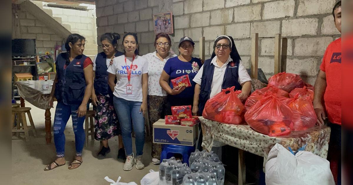 Trujillo: donan productos alimenticios a familias afectadas por el ...