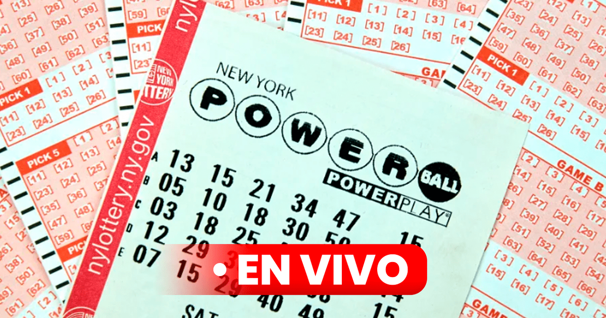 Lotería Powerball 4/15/23 Sorteo y número ganador del sábado 15 de