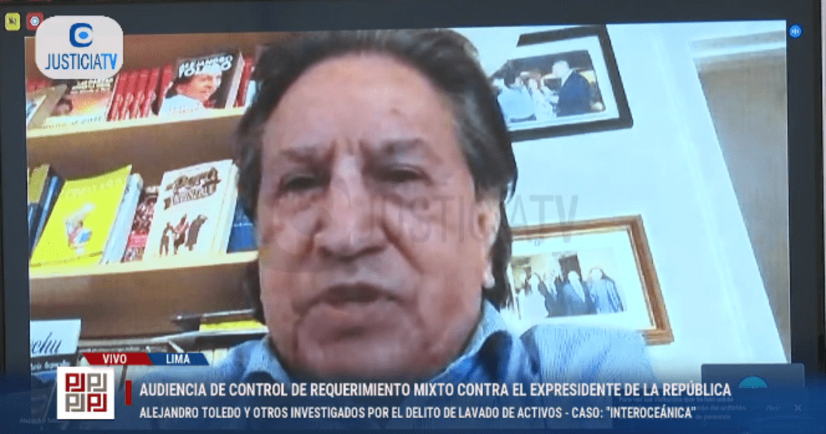 Alejandro Toledo Reaparece Durante Audiencia Por Caso Interoceánica