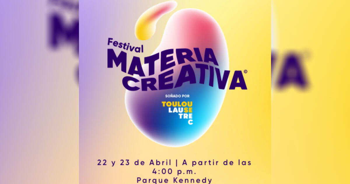 Realizarán Primera Edición Del Festival Materia Creativa | Sociedad ...