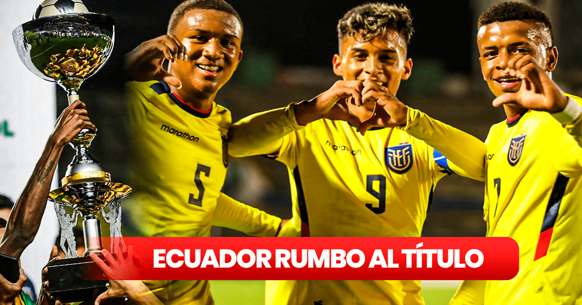 Ecuador Sub17 ¿qué necesita Ecuador para ser campeón del Sudamericano