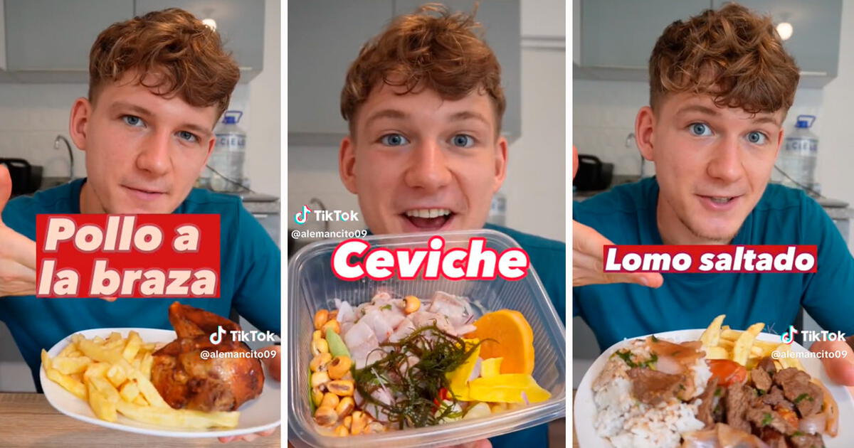 Tiktok Viral Alemán Prueba Comida Peruana Y Su Reacción Sorprende