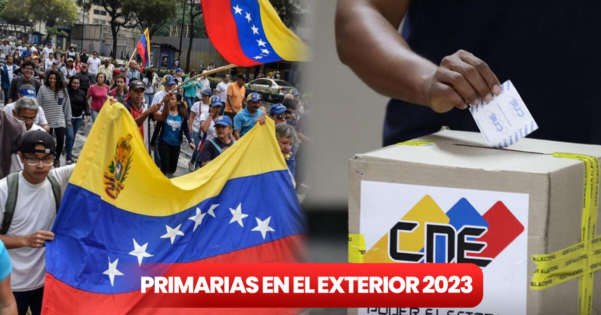 Elecciones Venezuela 2023: ¿cómo Votarán Los Venezolanos En El ...