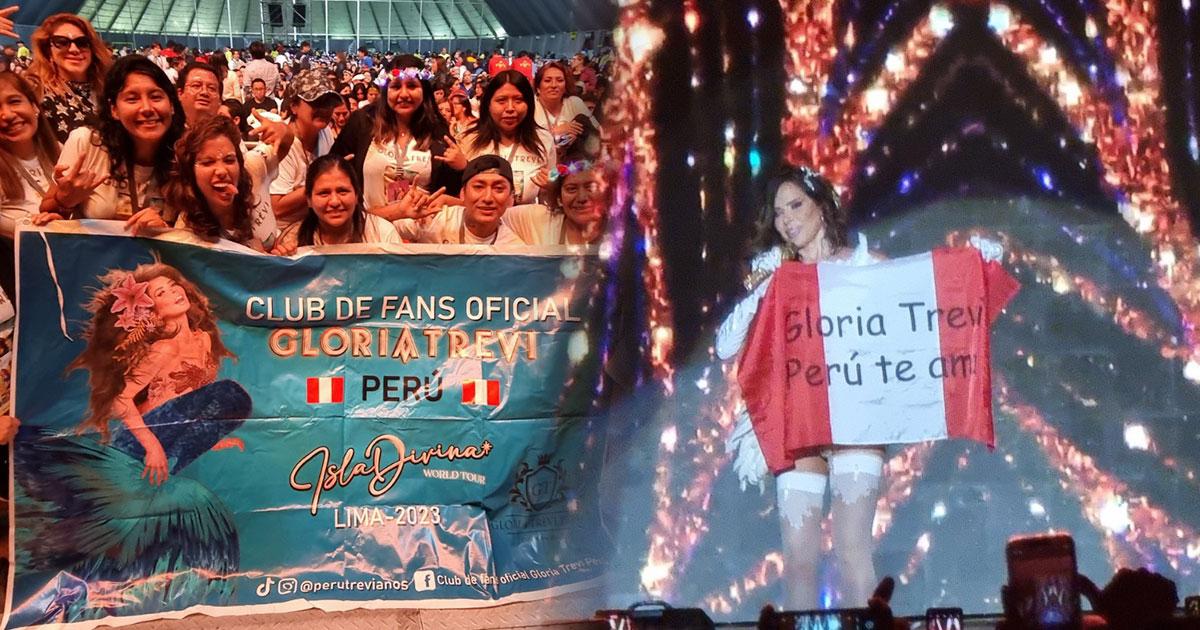 Gloria Trevi deslumbró a sus fanáticos en un viaje de color y