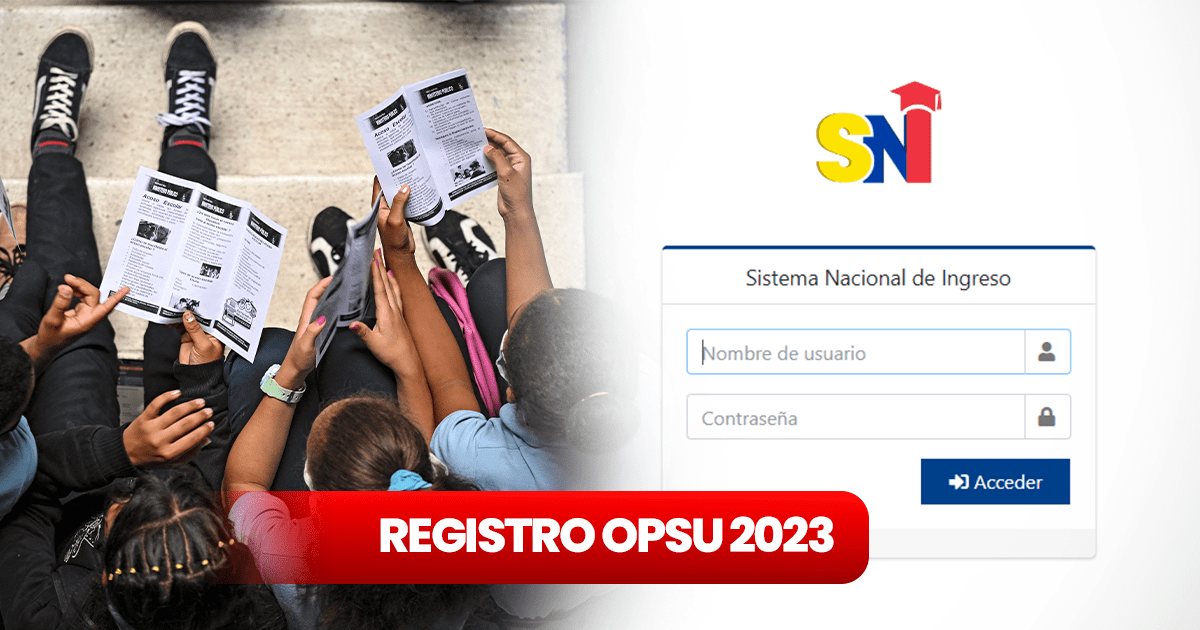 OPSU registro 2023 cuándo inicia y qué ha dicho el Ministerio de