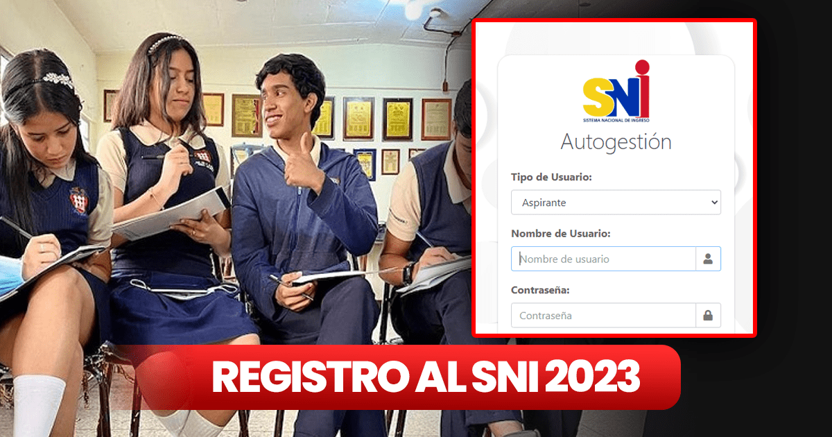 Sistema Nacional de Ingreso 2023 OPSU cómo registrarse HOY y optar por