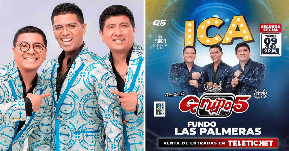 Grupo 5 En Ica: Cómo Comprar Entradas Hoy En Teleticket, Paso A Paso ...