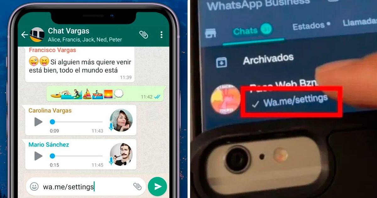 Whatsapp ¿qué Hacer Si Recibiste El Mensaje Wamesettings En Un Grupo De Whatsapp Aquí La 2233