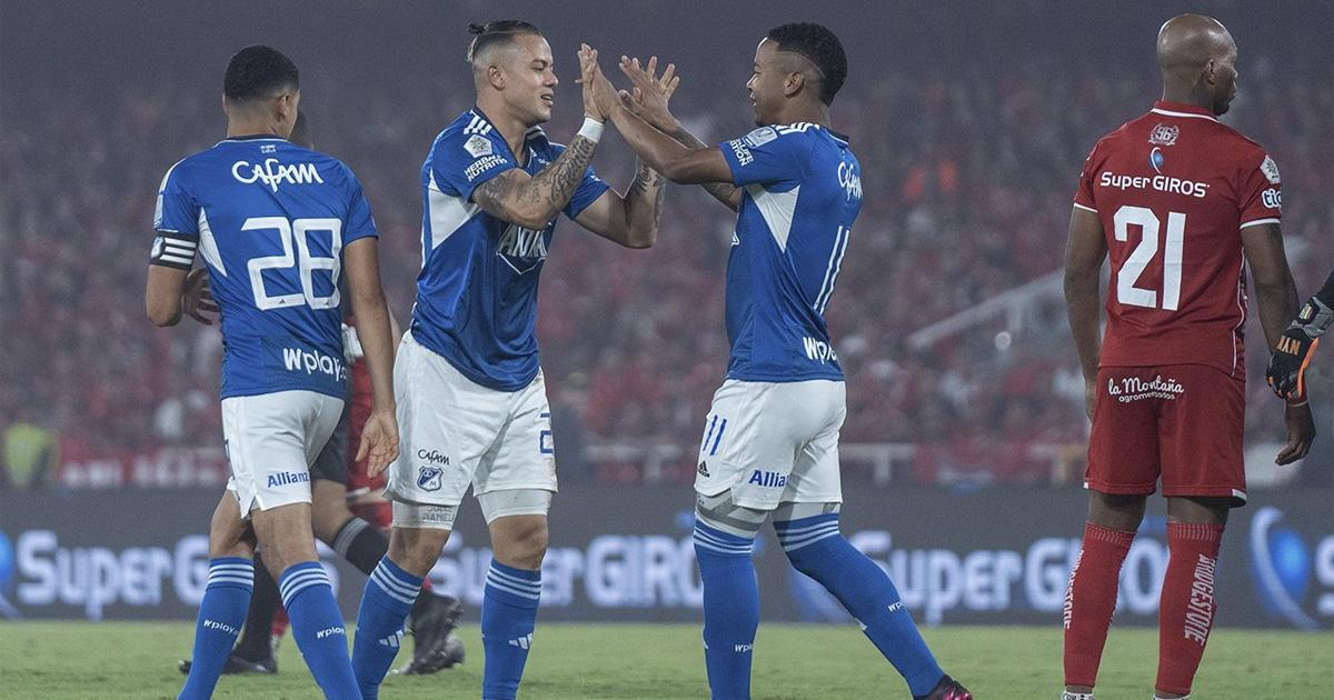 Como quedó América de Cali vs. Millonarios por el cuadrangular de la ...