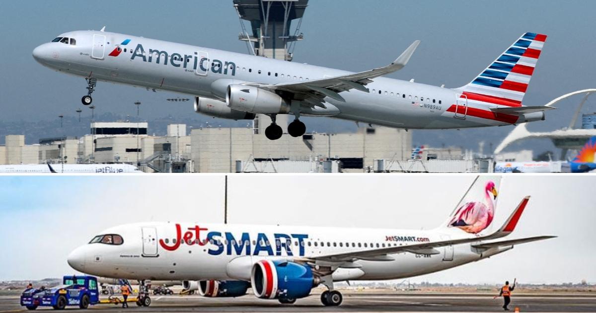 Jetsmart y American Airlines inician alianza para vuelos de código compartido entre EE.UU. y