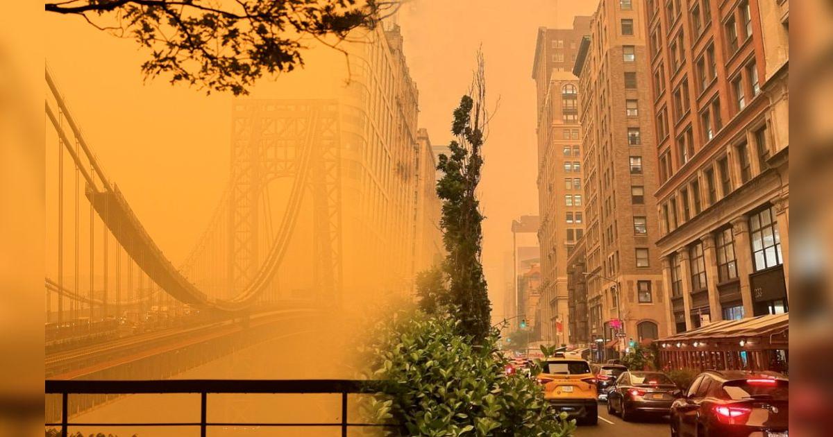 Nueva York cielo: ¿Qué pasa y por qué el cielo de New York está naranja ...