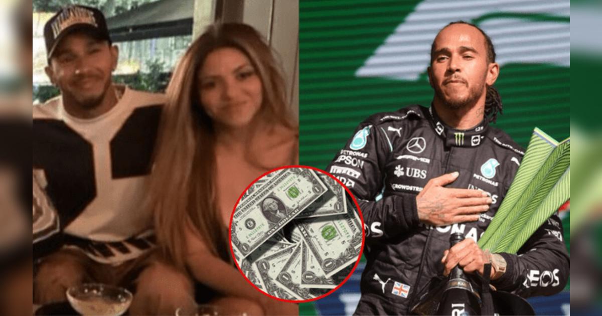 Fortuna de Lewis Hamilton, piloto vinculado a Shakira: la sorprendente