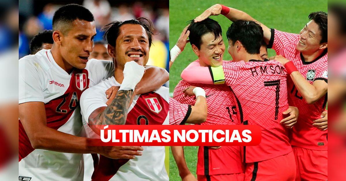Perú vs Corea del Sur, En Vivo últimas noticias, historial, horario y