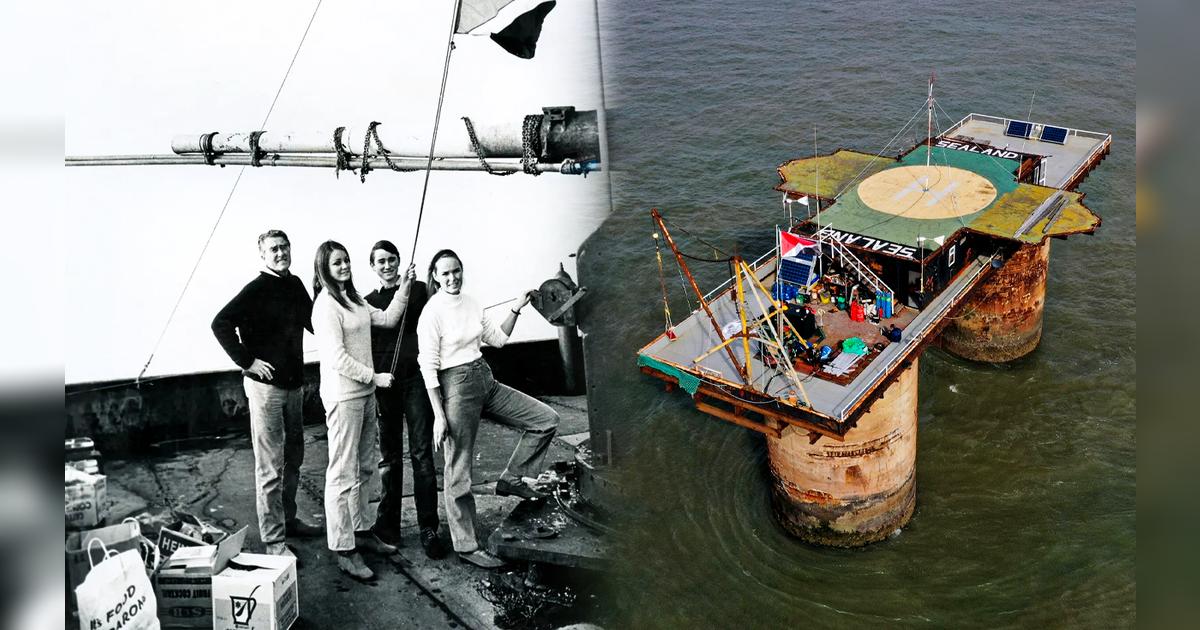 Descubre Sealand, el país más pequeño del mundo una plataforma en