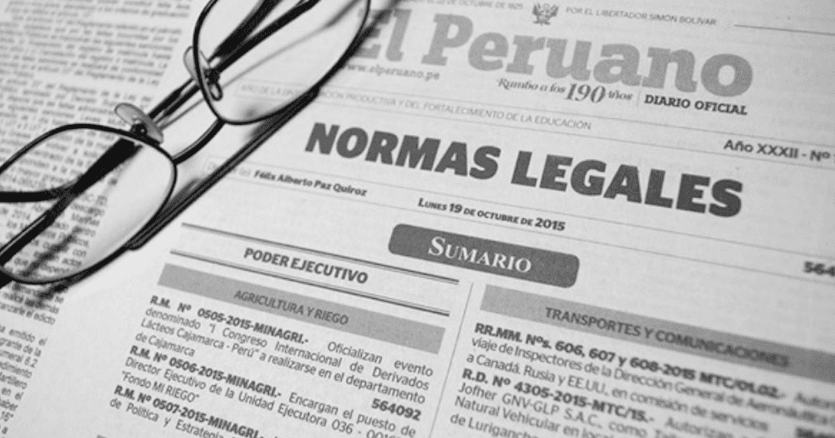 Normas Legales HOY: Revisa Nuevos Decretos Supremos, Designaciones Y ...