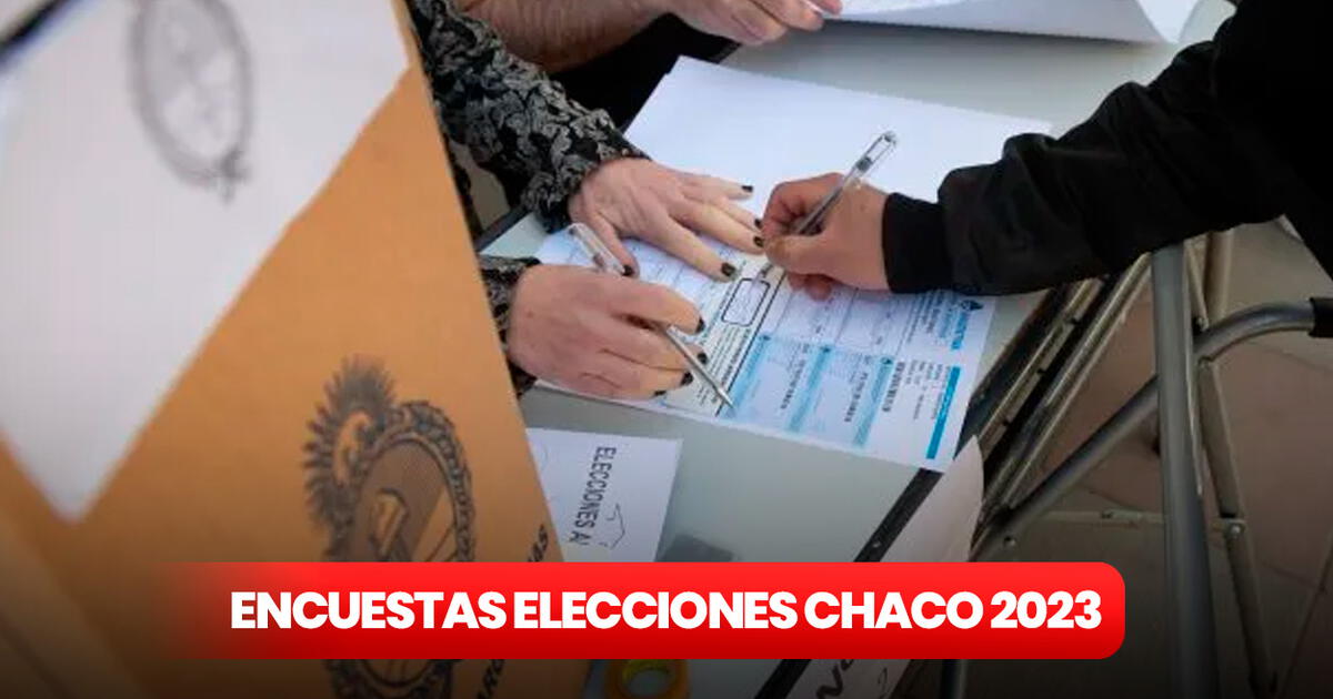 Elecciones Chaco 2023 c mo van las encuestas en la provincia argentina