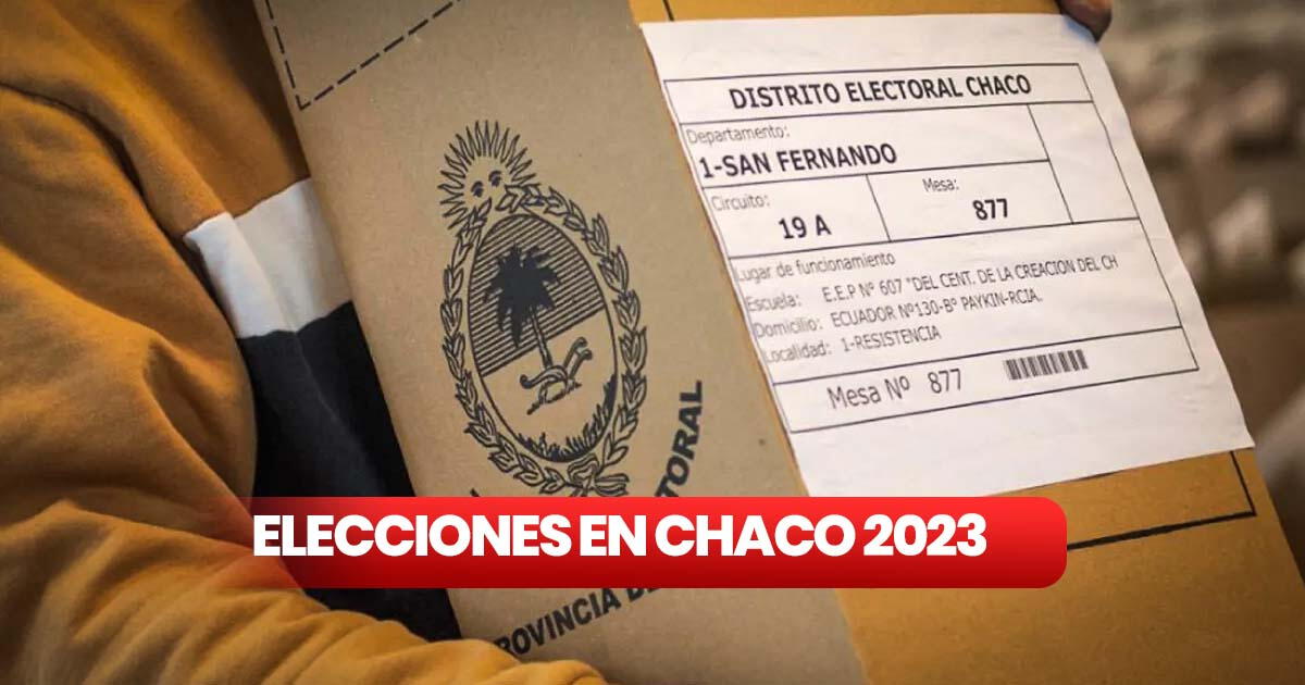 Resultados Elecciones en Chaco 2023 quién ganó en la provincia y todo