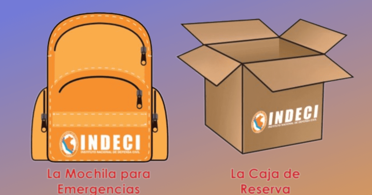 Sepa cómo preparar una 'mochila de emergencia' y 'caja de reserva' para  enfrentar un desastre