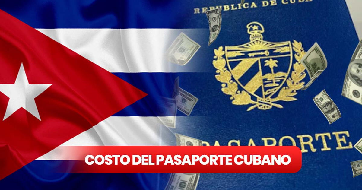 Pasaporte cubano ¿cuánto cuesta solicitarlo por primera vez o