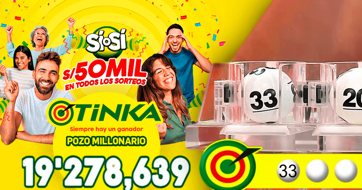 Lotería La Tinka: ¿dónde Salió El Sorteo De La Tinka, Quién Ganó La ...