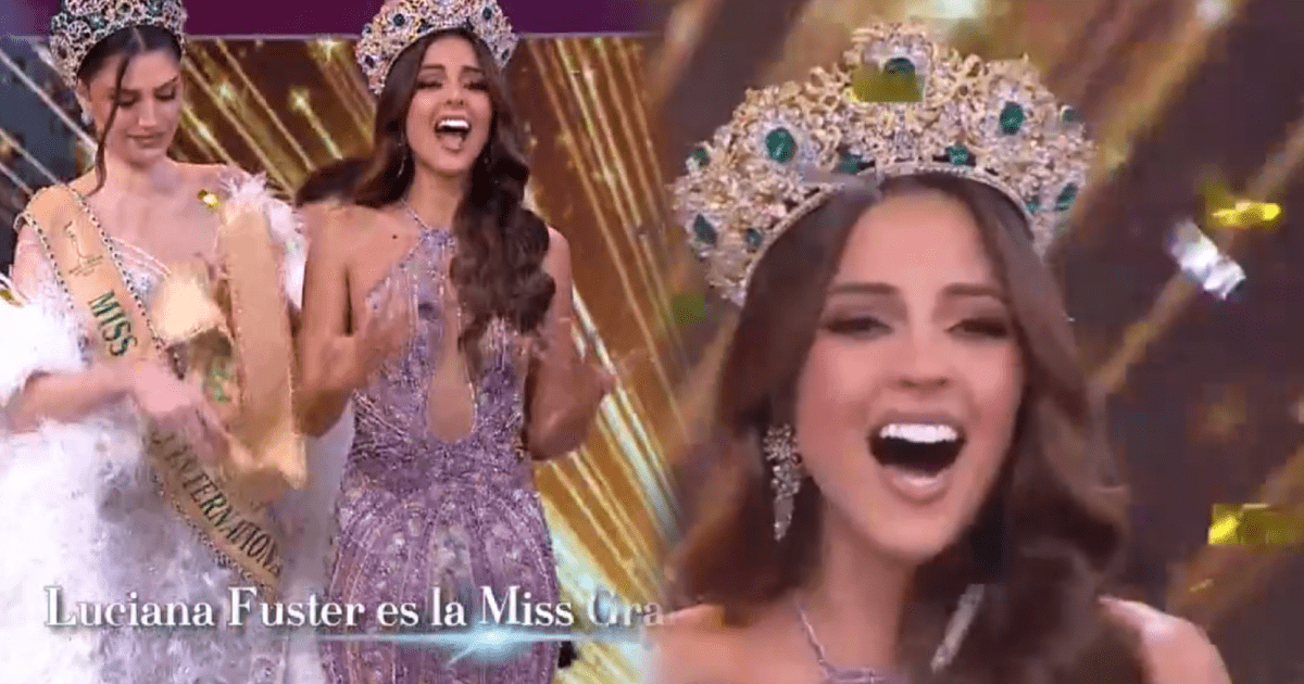 Miss Grand Perú Luciana Fuster es coronada como la flamante ganadora
