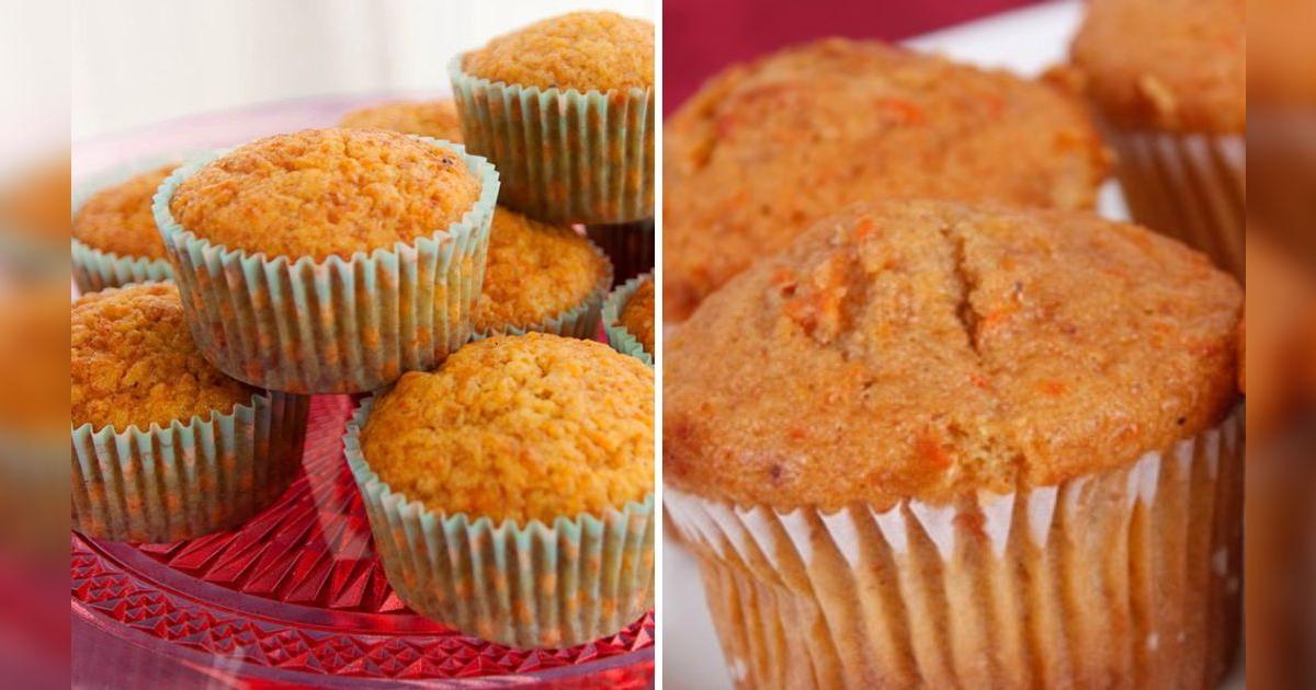 Receta de muffins de zanahoria aprende a preparar este postre sin