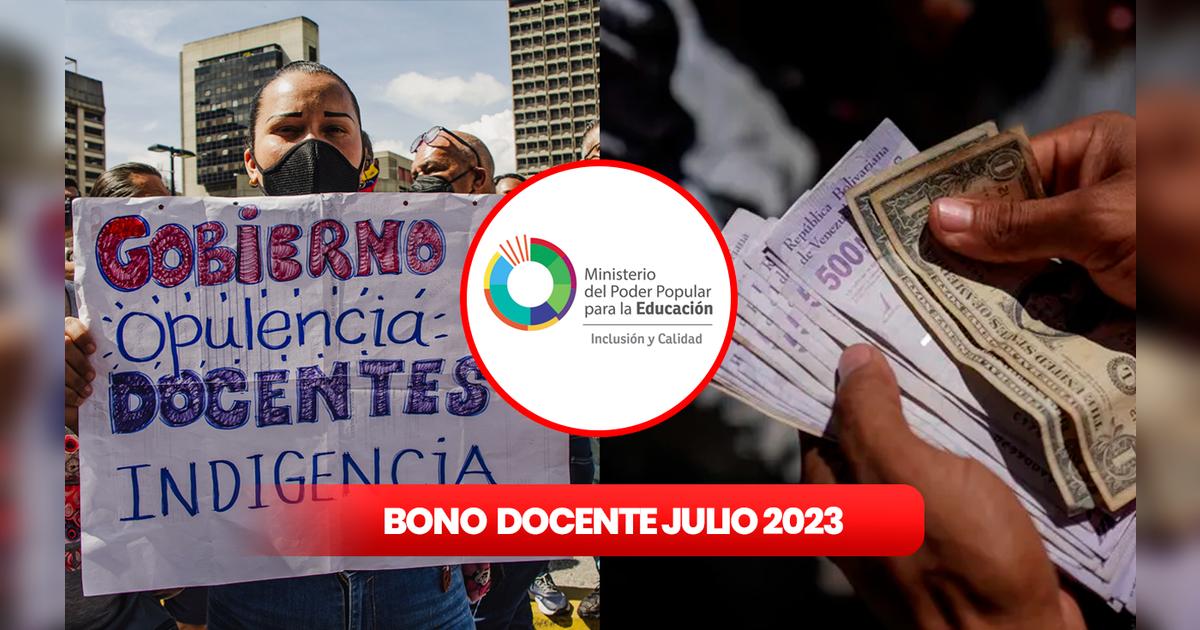 Bono de Vacaciones para docentes 2023 fecha de pago y montos oficiales